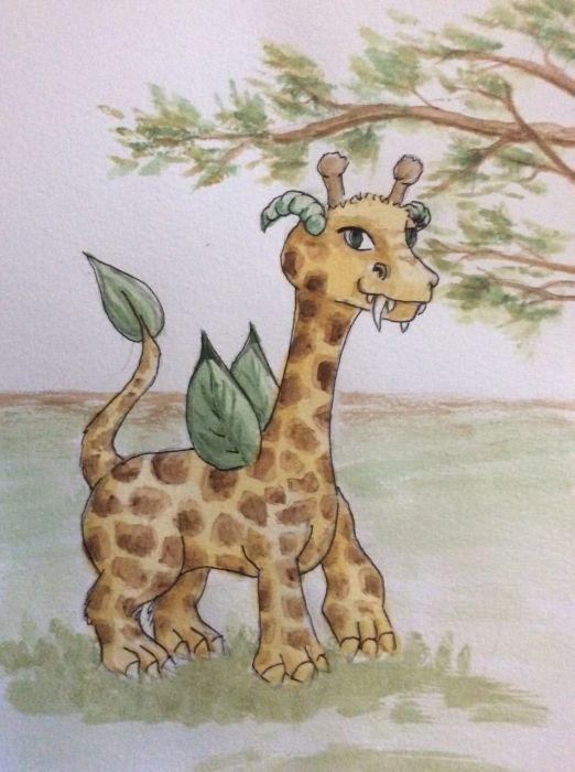 Giraffe dragon by Amy Sue Stirland
